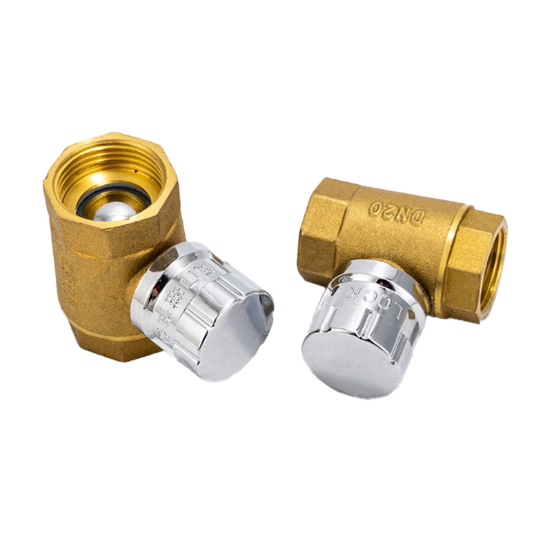 奈鑫 磁性鎖閉銅球閥 過濾器球閥 黃銅防盜鎖閉閥 dn50*101