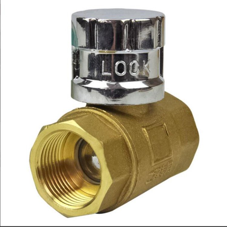 59-1銅 絲扣磁性加密球閥 自來水表前鎖閉閥 dn15 dn20 dn25 dn32 dn4