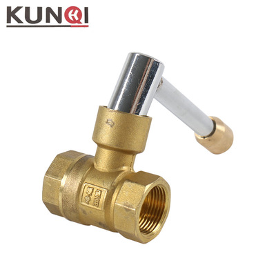 廠家直銷一字型鎖閉閥 暖氣銅閥門 管道鎖閉閥 供暖防盜閥