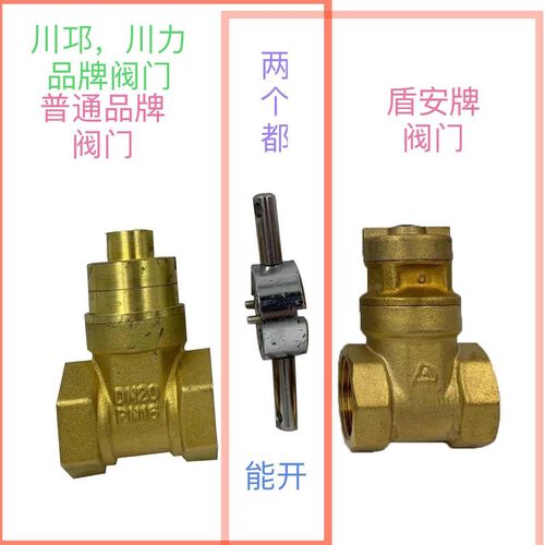 盾安閥門鑰匙川邛川力閥門磁性鎖閉閥開關自來水表前鑰匙暖氣扳手